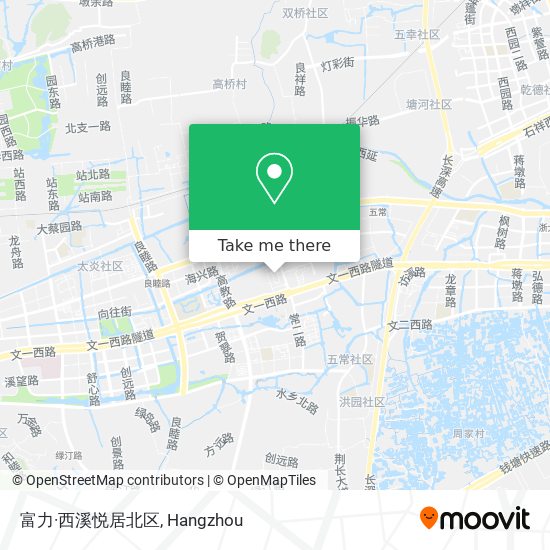富力·西溪悦居北区 map
