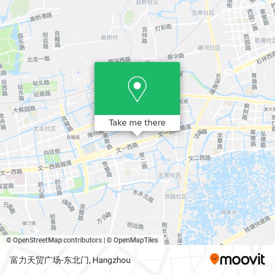 富力天贸广场-东北门 map