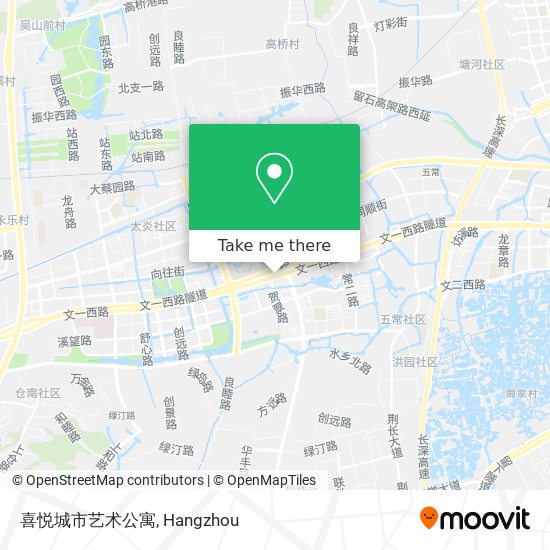 喜悦城市艺术公寓 map