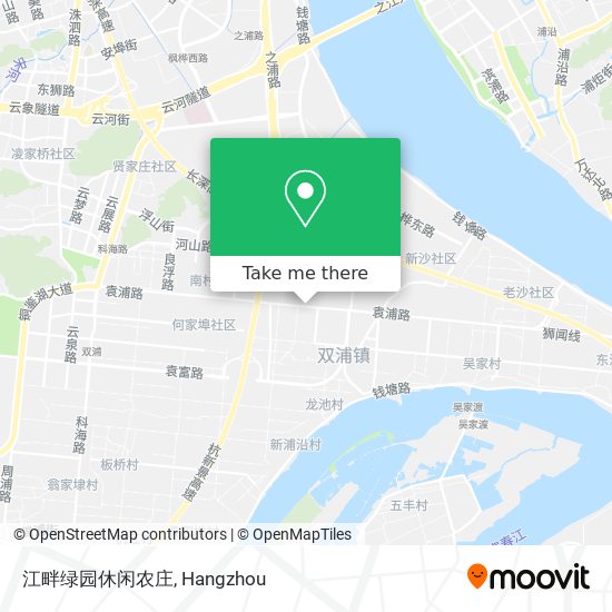 江畔绿园休闲农庄 map