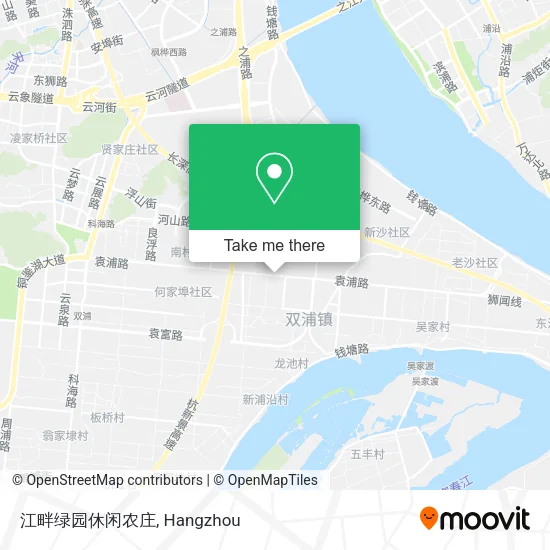 江畔绿园休闲农庄 map