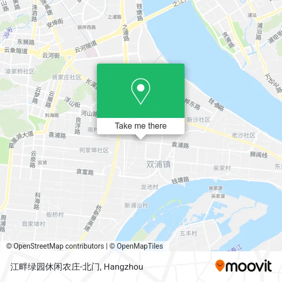 江畔绿园休闲农庄-北门 map
