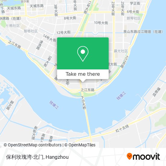 保利玫瑰湾-北门 map