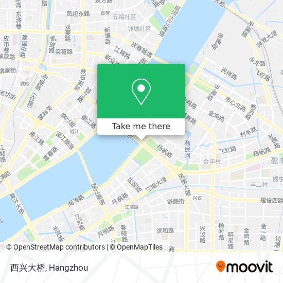 西兴大桥 map