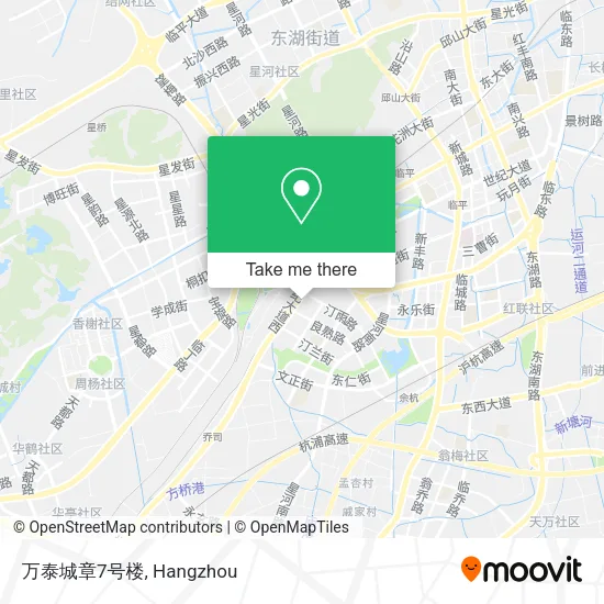 万泰城章7号楼 map
