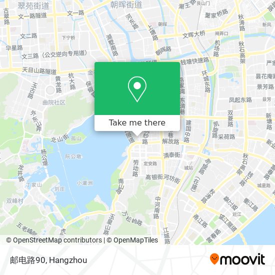 邮电路90 map
