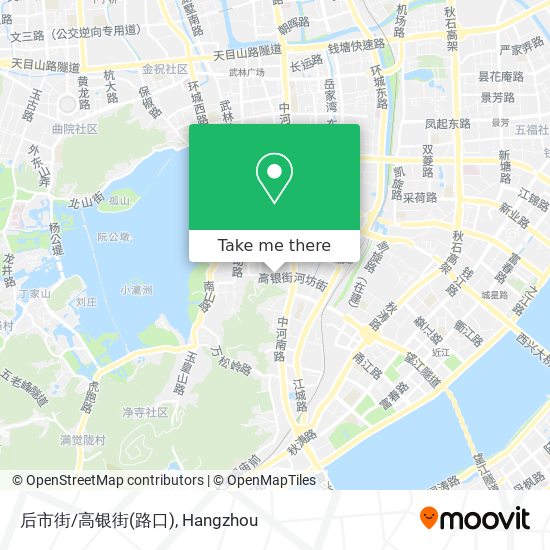 后市街/高银街(路口) map