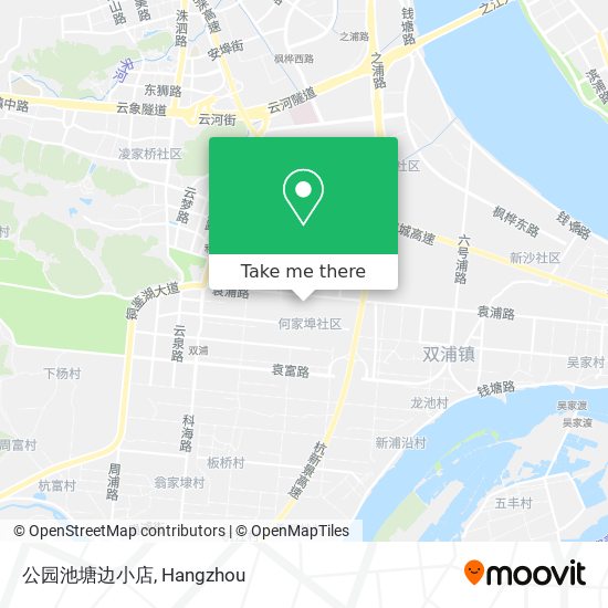 公园池塘边小店 map