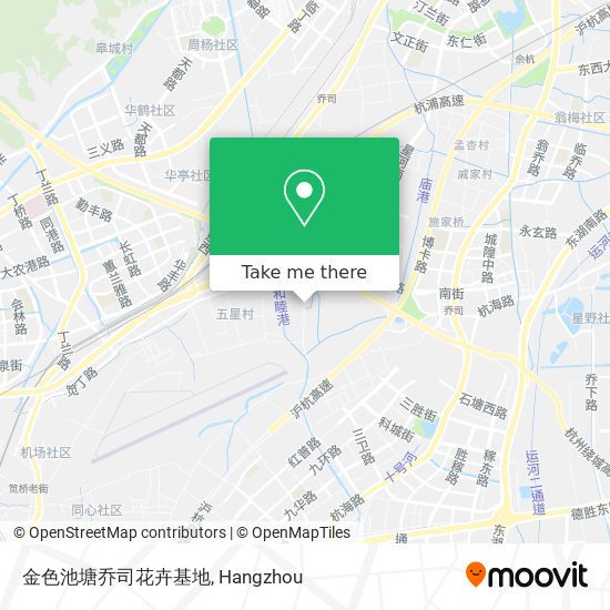 金色池塘乔司花卉基地 map