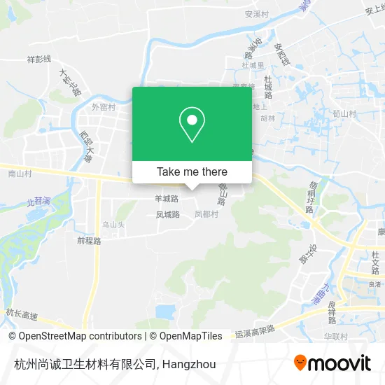杭州尚诚卫生材料有限公司 map