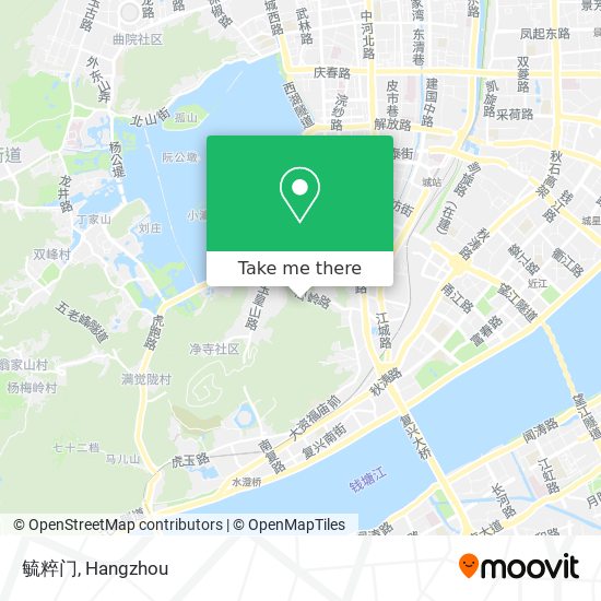 毓粹门 map