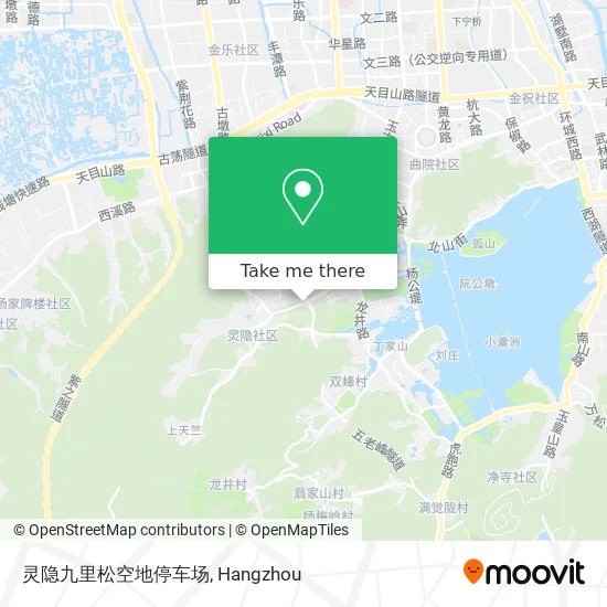 灵隐九里松空地停车场 map