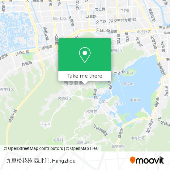 九里松花苑-西北门 map
