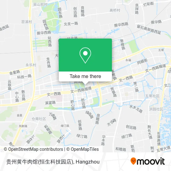 贵州黄牛肉馆(恒生科技园店) map