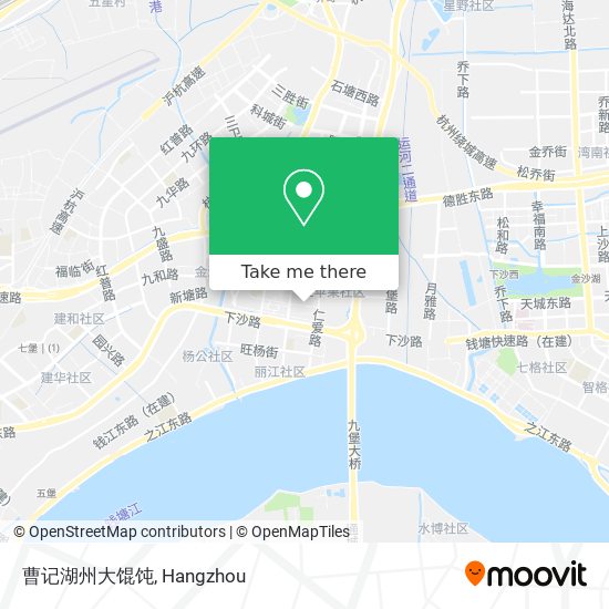 曹记湖州大馄饨 map