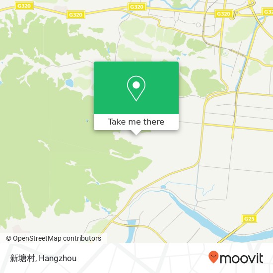 新塘村 map