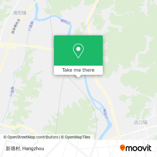 新塘村 map