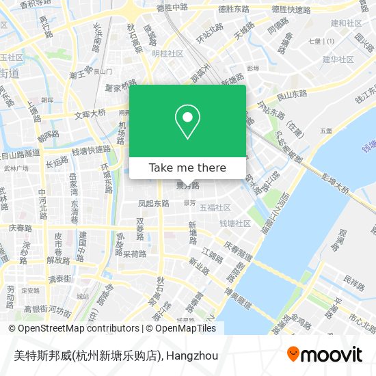 美特斯邦威(杭州新塘乐购店) map