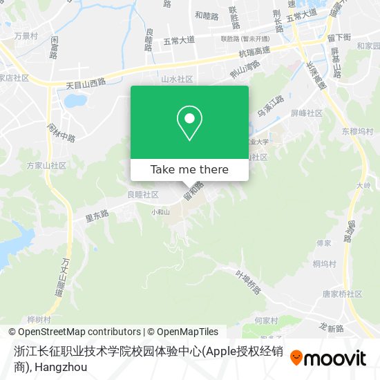 浙江长征职业技术学院校园体验中心(Apple授权经销商) map
