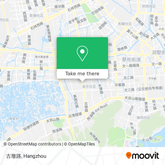 古墩路 map