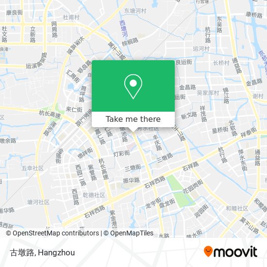 古墩路 map
