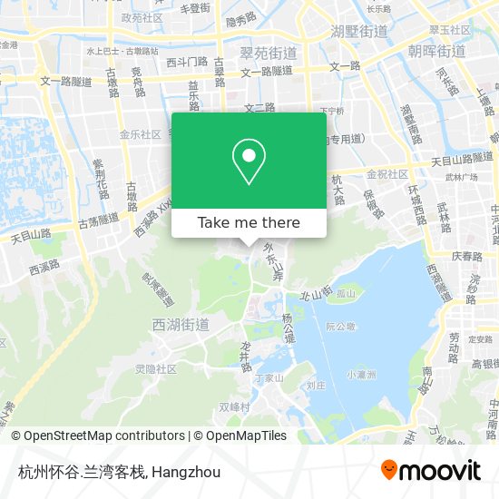 杭州怀谷.兰湾客栈 map