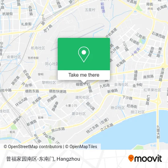 普福家园南区-东南门 map