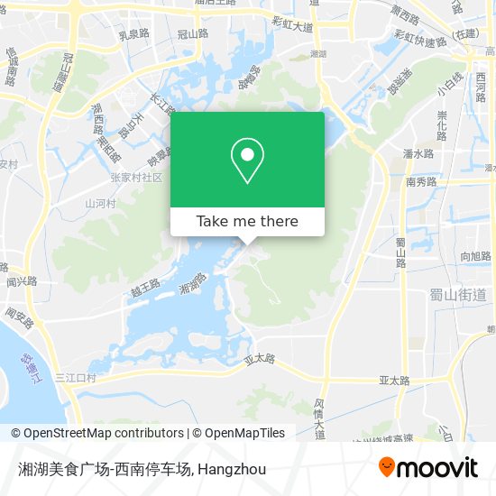 湘湖美食广场-西南停车场 map