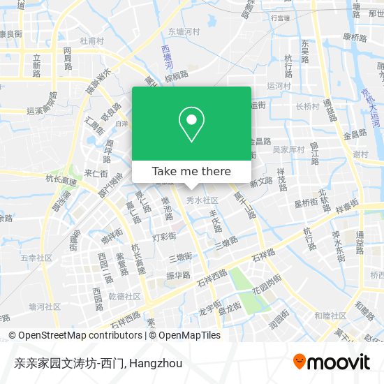 亲亲家园文涛坊-西门 map