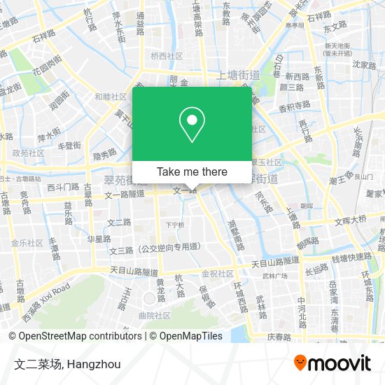 文二菜场 map
