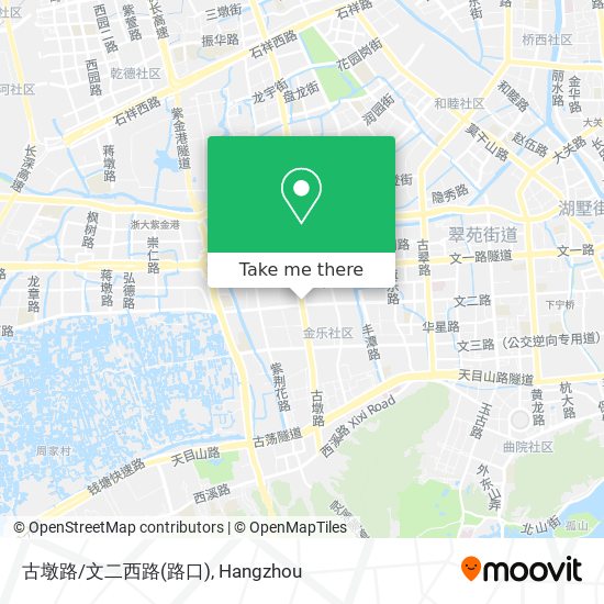 古墩路/文二西路(路口) map