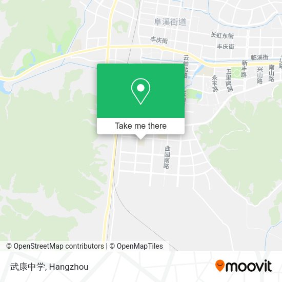 武康中学 map