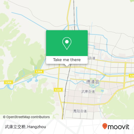 武康立交桥 map