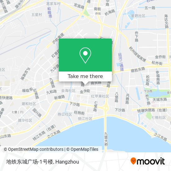 地铁东城广场-1号楼 map