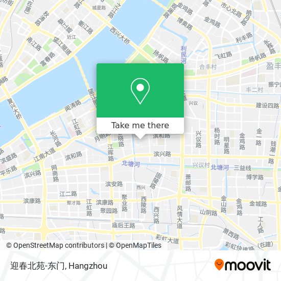 迎春北苑-东门 map