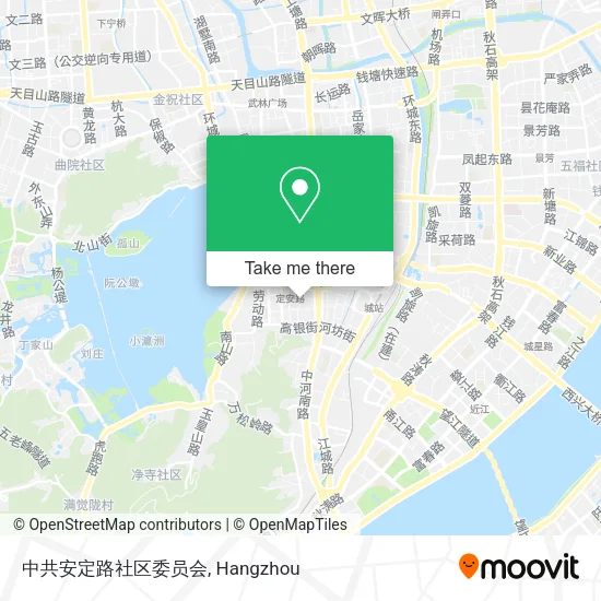 中共安定路社区委员会 map