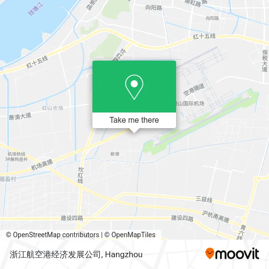 浙江航空港经济发展公司 map