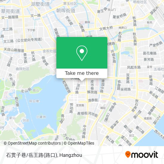 石贯子巷/岳王路(路口) map