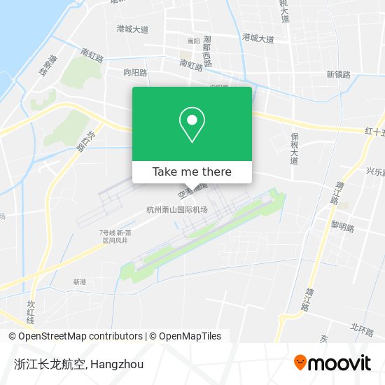 浙江长龙航空 map