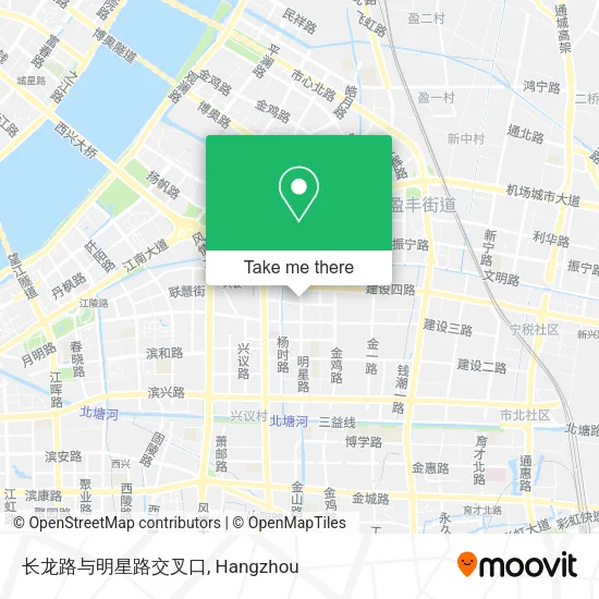 长龙路与明星路交叉口 map