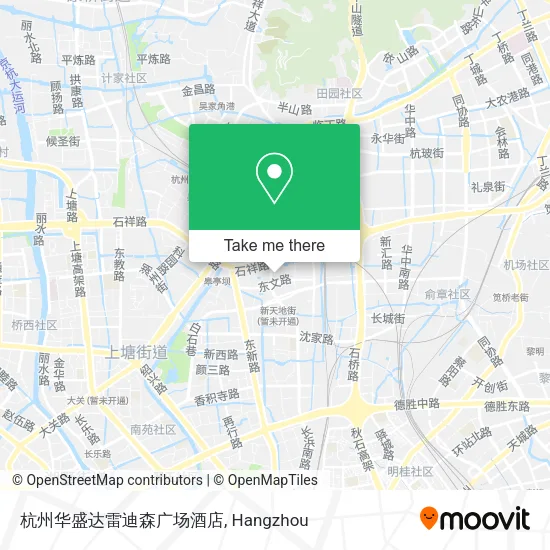 杭州华盛达雷迪森广场酒店 map