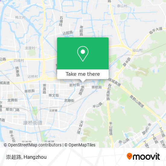 崇超路 map