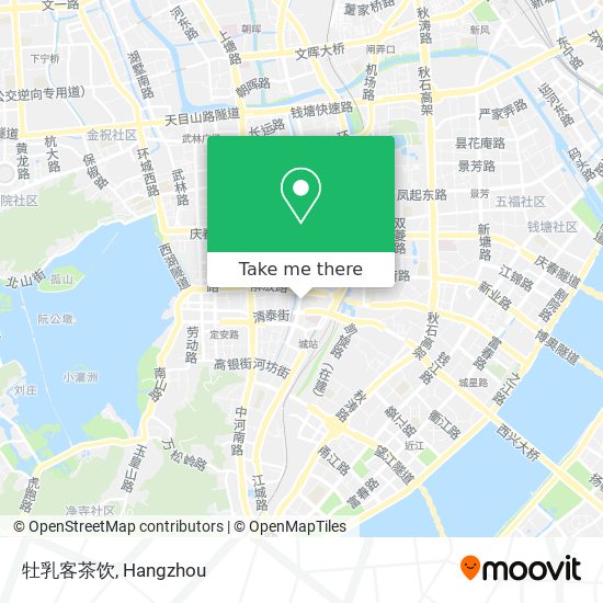 牡乳客茶饮 map