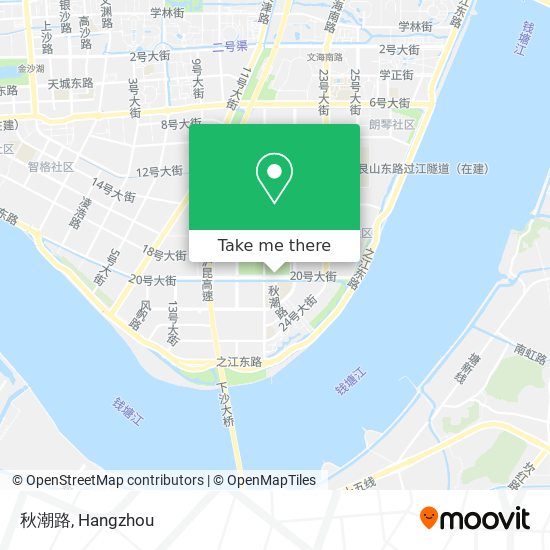秋潮路 map