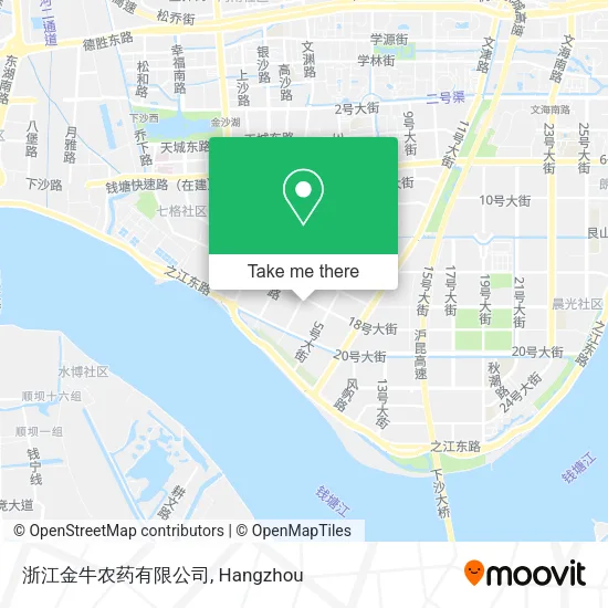浙江金牛农药有限公司 map