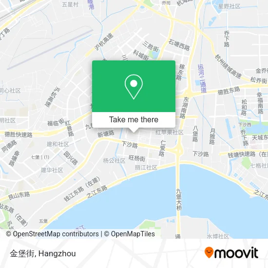 金堡街 map