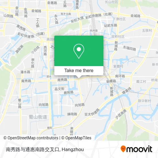 南秀路与通惠南路交叉口 map