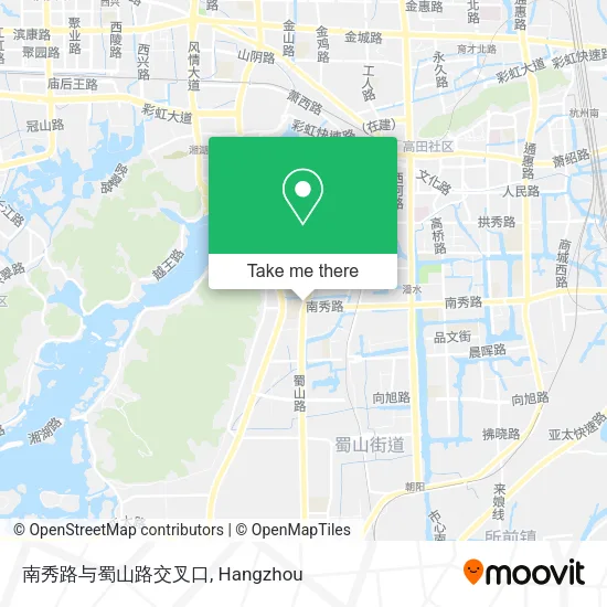 南秀路与蜀山路交叉口 map