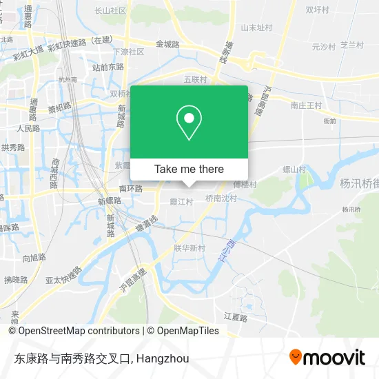 东康路与南秀路交叉口 map