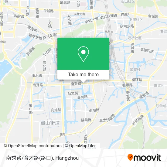 南秀路/育才路(路口) map